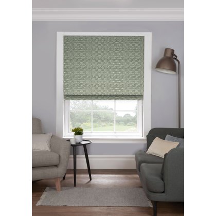 Style Furnishings Made to Measure Roman Blinds Manhattan - Moss