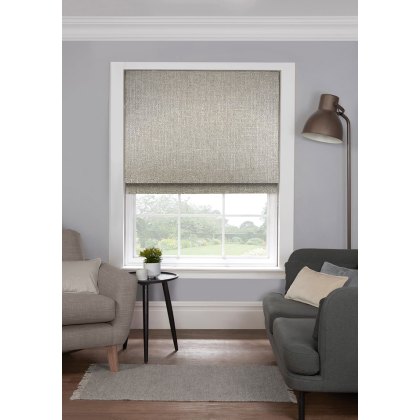 Style Furnishings Made to Measure Roman Blinds Mestre - Nickel Style Furnishings Made to Measure Roman Blinds Mestre - Nickel