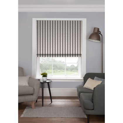 Style Furnishings Made to Measure Roman Blinds Selva - Graphite Style Furnishings Made to Measure Roman Blinds Selva - Graphite