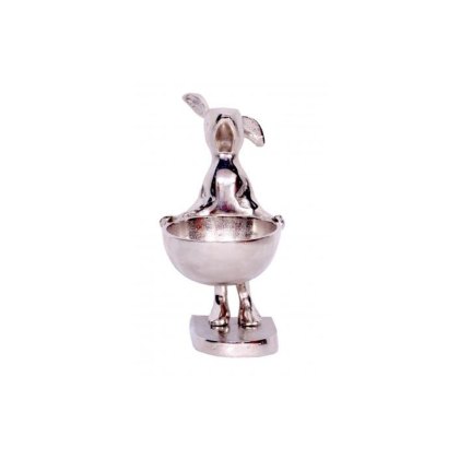 Quirky Barn Rabbit with Bowl