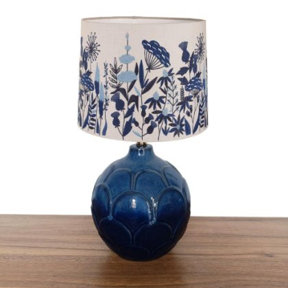 Aquarelle Home Lotus Indigo Base Ezra Blue mini shade Aquarelle Home Lotus Indigo Base Ezra Blue mini shade