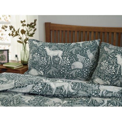Deyongs Woodland Folk Duvet Cover Set Green