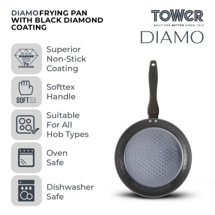 Tower Diamo Frying Pans