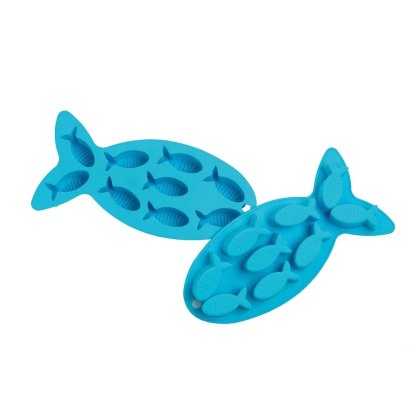 Stow Green Set of 2 Blue Fish Ice Cube Trays