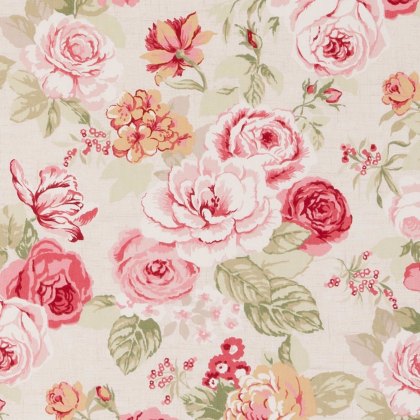 Genevieve Old Rose PVC Fabric