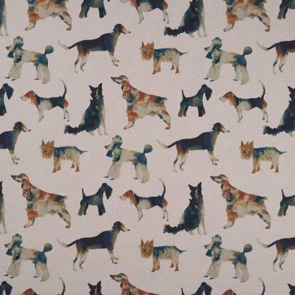 Walkies Linen PVC Fabric