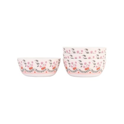 Cath Kidston Cherry Set of 4 Melamine Cereal Bowls