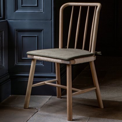 Anderson Spindle Back Chair with Seat Pad