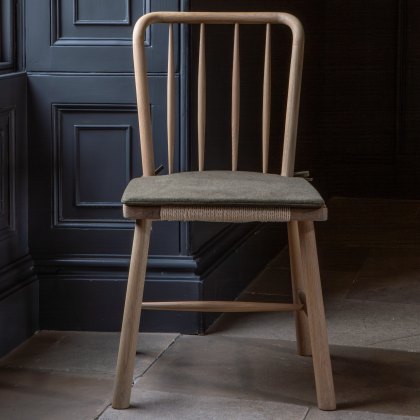 Anderson Spindle Back Chair with Seat Pad