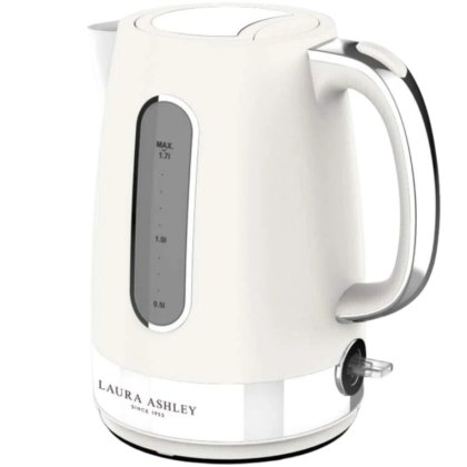 Laura Ashley Cotton White Jug Kettle