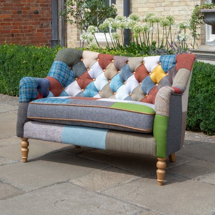 Alsace Petite Patchwork 2 Seater Sofa