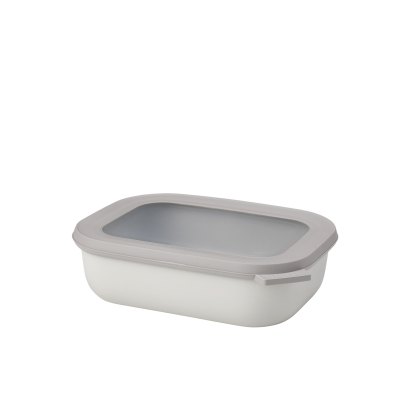 Mepal Cirqula Rectangular Nordic White Multi Bowl