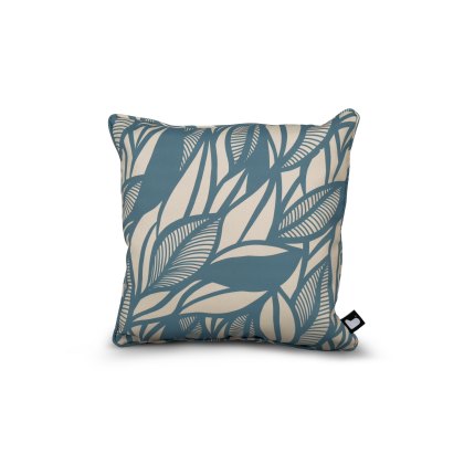 Outdoor Cushion in Poplar Leaf Sea Blue