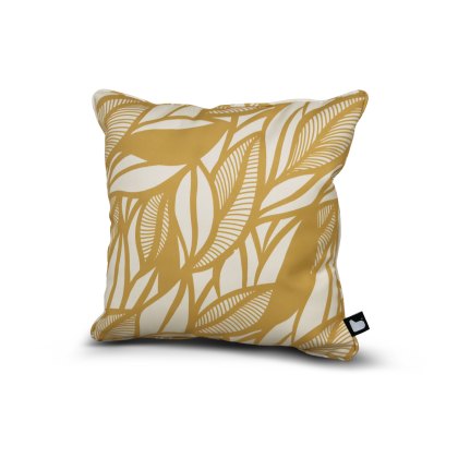 Outdoor Cushion in Poplar Leaf Butter Yellow