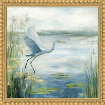 Camelot Heron over Gentle Waters I Camelot Heron over Gentle Waters I