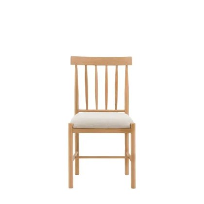 Gallery Direct Eton Upholstered Dining Chair Pair in Natural