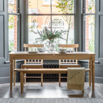 Gallery Direct Eton Extending Dining Table in Natural