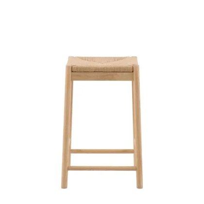 Gallery Direct Eton Woven Bar Stool Pair in Natural