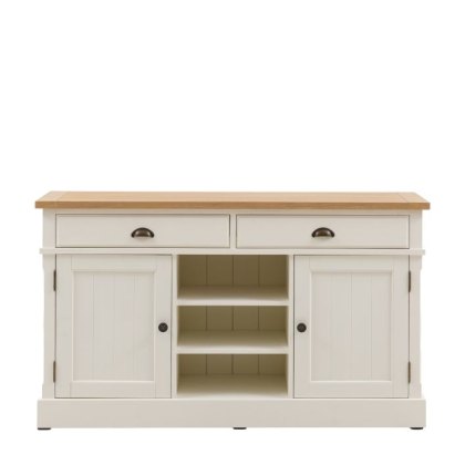Gallery Direct Eton 2 Door 2 Drawer Sideboard in White