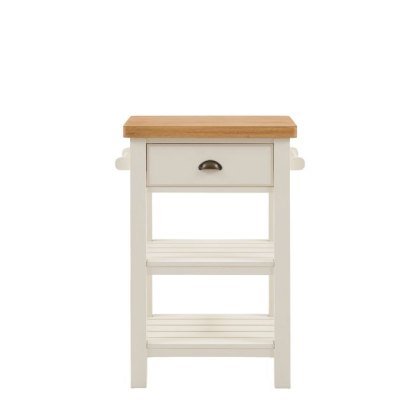 Gallery Direct Eton Butchers Block in White