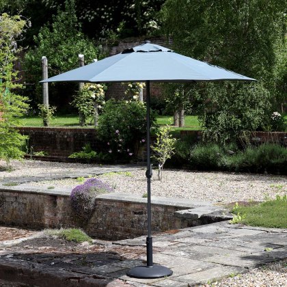 Riviera Deluxe Crank Parasol in Grey Riviera Deluxe Crank Parasol in Grey