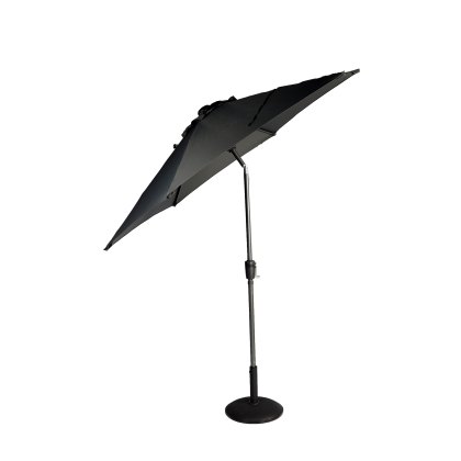 Riviera Deluxe 2.5m Crank & Tilt Parasol in Grey