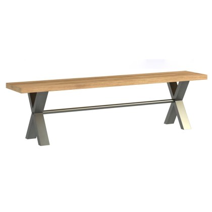 Fusion Oak 180cm Wooden Dining Bench Fusion Oak 180cm Wooden Dining Bench