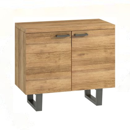 Fusion Oak 2 Door Small Sideboard Fusion Oak 2 Door Small Sideboard
