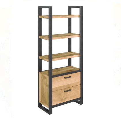 Fusion Oak Bookcase with Drawers Fusion Oak Bookcase with Drawers