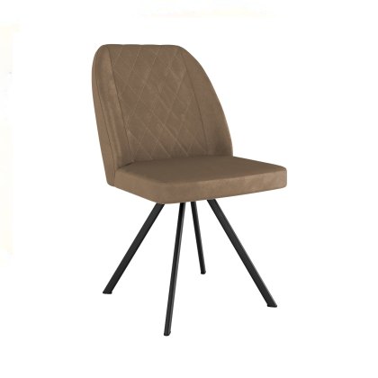 Franklin Swivel Dining Chair in Tan