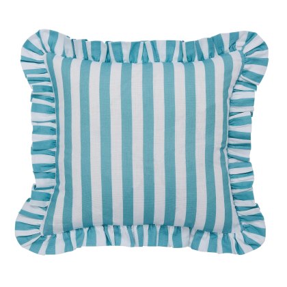 Helena Springfield Candy Stripe Cushion Aqua