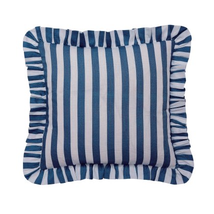 Helena Springfield Candy Stripe Cushion Blue