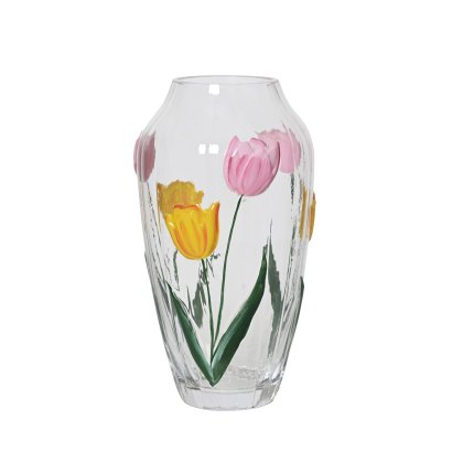 Kaemingk Painted Flowers Vase
