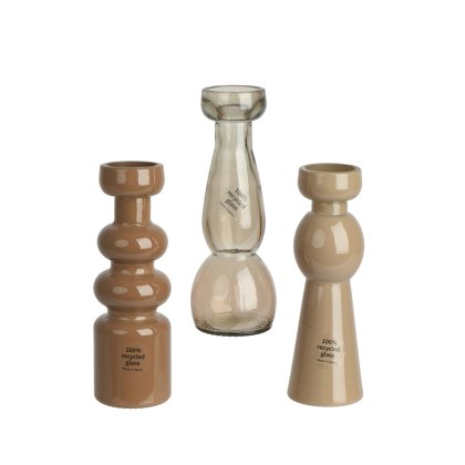 Kaemingk Recycled Glass Candlestick