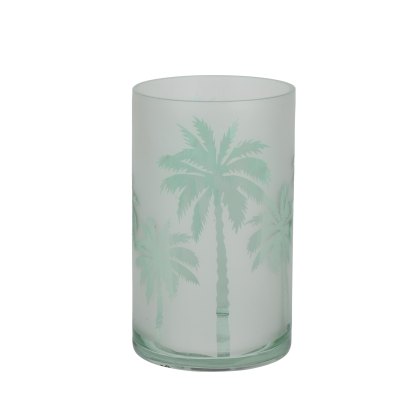 Kaemingk Palm Tree Hurricane Vase