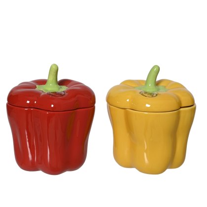 Kaemingk Pepper Glazed Storage Jar