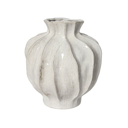 Kaemingk Off White Textured Vase