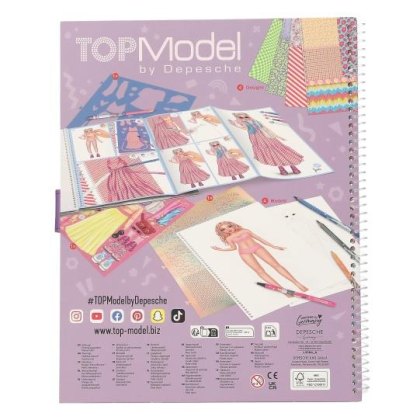 TOPModel Special Design Sticker Book