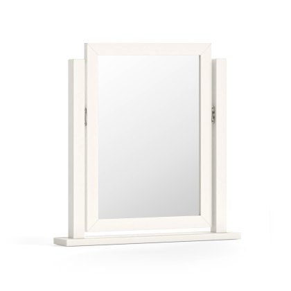Burgundy Off White Vanity Mirror