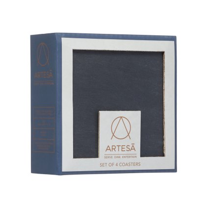Artesa Slate Coaster Set of 4 Artesa Slate Coaster Set of 4