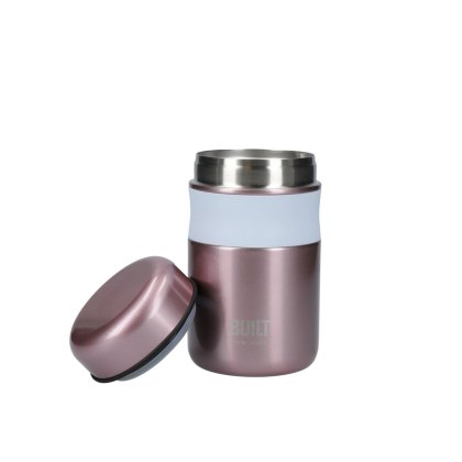 Built Food Flask 490ml Metallic Pink Built Food Flask 490ml Metallic Pink