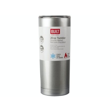 Built 20oz Double Walled Stainless Steel Water Tumbler Built 20oz Double Walled Stainless Steel Water Tumbler