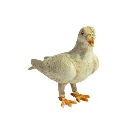 McGowan Rutherford Cast Iron Standing White Dove Figure