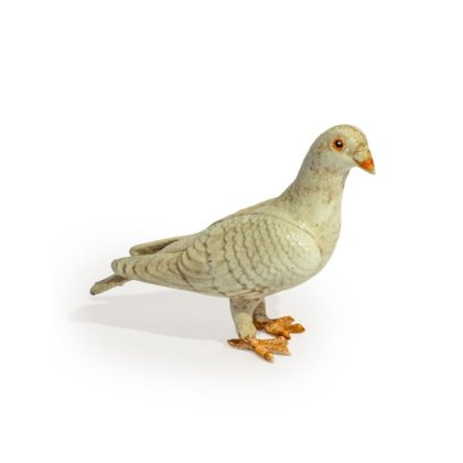 McGowan Rutherford Cast Iron Standing White Dove Figure