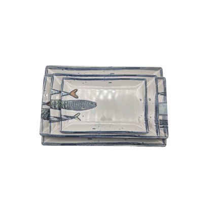Norfolk & Co Catch of the Day II Rectangular Platters