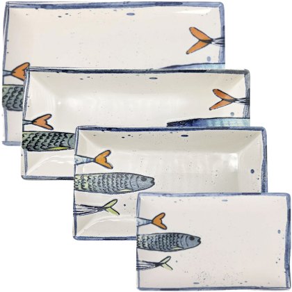 Norfolk & Co Catch of the Day II Rectangular Platters