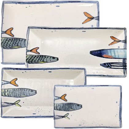 Norfolk & Co Catch of the Day II Rectangular Platters