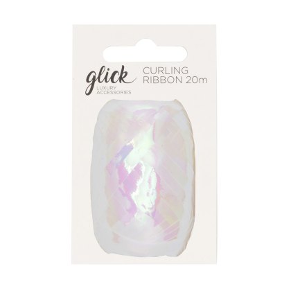 Glick Iridescent White Curling Ribbon