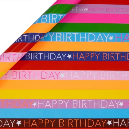 Glick Rollwrap Birthday Slide 4M