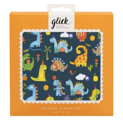 Glick Dinoroar Paper Napkins 20pk Glick Dinoroar Paper Napkins 20pk